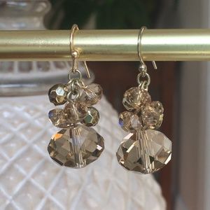 Champagne Dangle Earrings